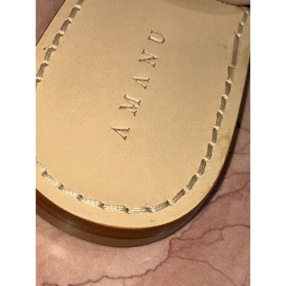 Amanu Kilimanjaro Sandals in Blush 39 New with Box Womens Wrap Flats - Picture 11 of 16